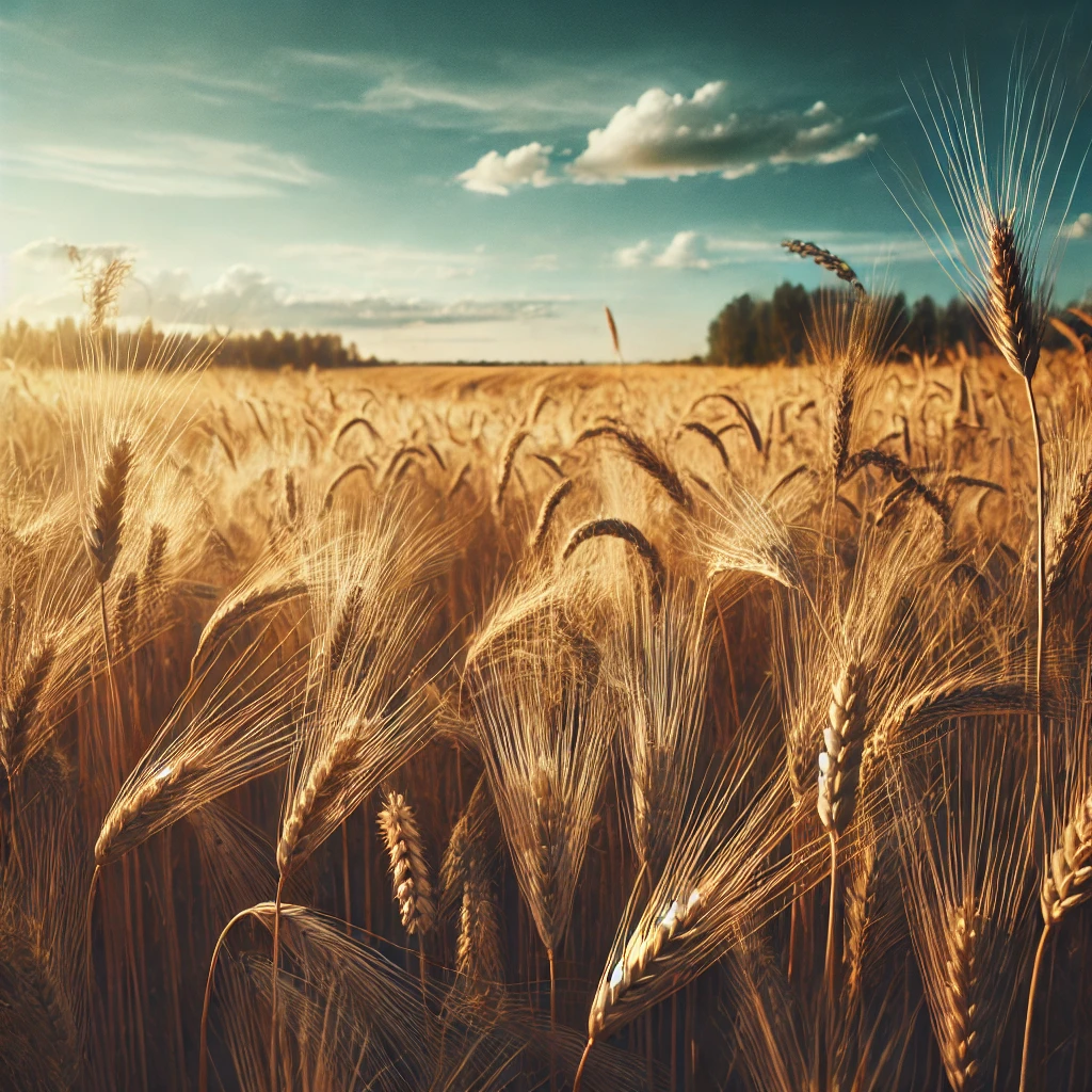 Non-GMO Organic Grain Field